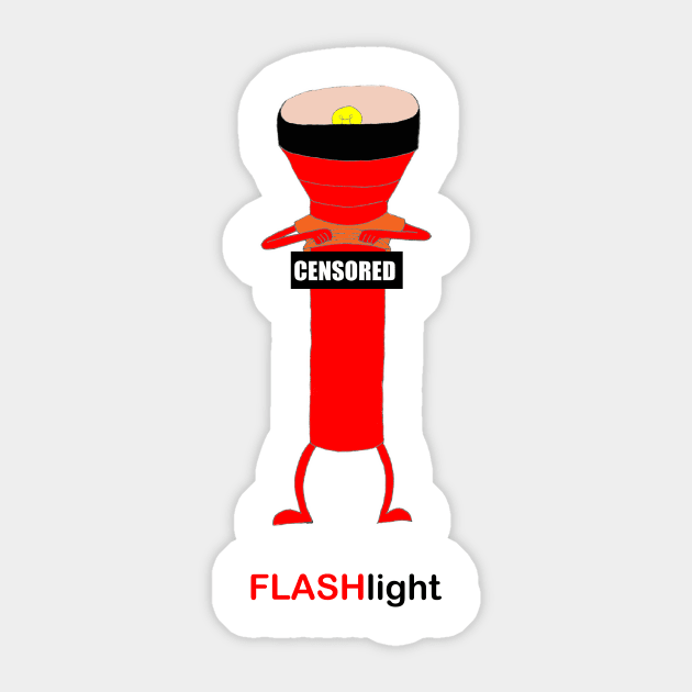 FLASHlight Sticker by obmik